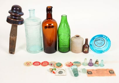 Bottles, Ashtray, Stoppers etc. [196714]