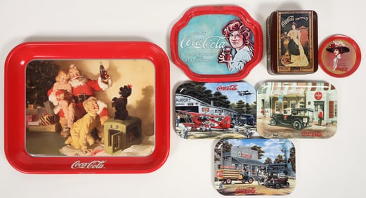 Coca-Cola Vintage Advertising Trays [197195]
