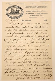 Railroad Safety Inspection Letter, c. 1890s [188795]