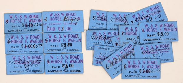 Weaverville & Shasta Toll Road Tickets [195995]