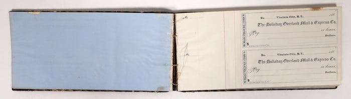 Holladay Overland Mail & Express Check Book [193088]