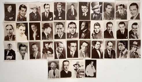 Hollywood Early Actor RPPC Collection (36) [197692]