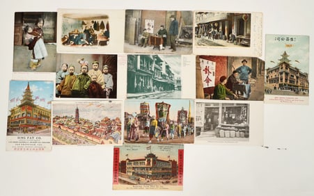 Chinese in San Francisco Postcard Group (13) [197716]