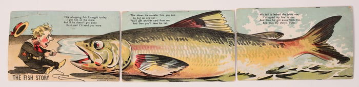 Cartoon Three Part Postcard (3) [186325]