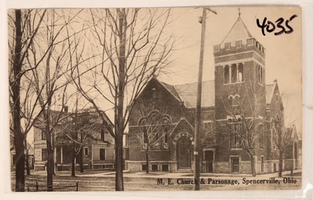 Allen Co.; Pencerville; M E Church Postcards [187674]