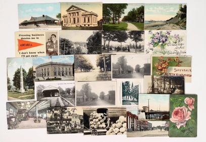 Ashtabula Co.; Ashtabula; Street Scenes, 23 Postcards [187741]