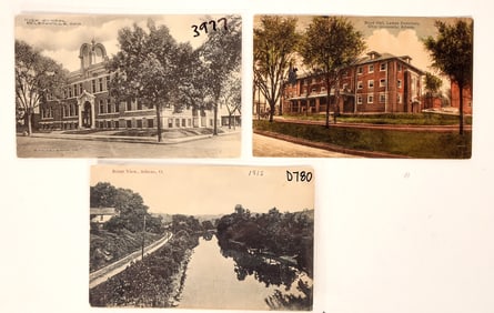 Athens Co.; Nelsonville, Athens; Postcard Trio [187676]