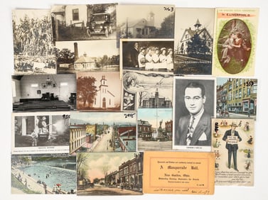 Columbiana Co.; Salem, Wellsville etc; 8 RPC's, 19 Postcards Total [187744]