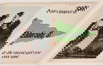 Preble Co.; Eldorado; Engagement Announcement Postcard [188041]