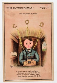 Button Face Postcard [186544]