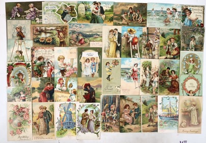 Embossed Vintage Greetings Postcards, 38 [197098]