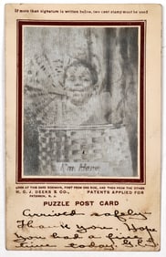 Puzzle Postcard 1906 [186359]