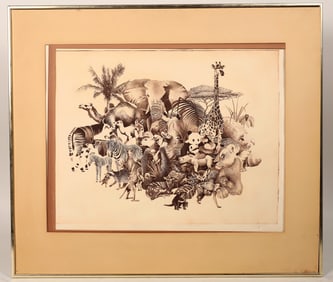 Wild Animals Framed Print [189731]
