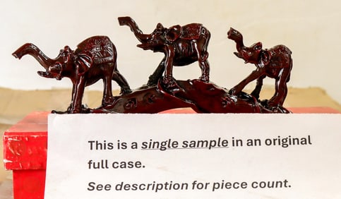 Mini Resin 3 Elephant Train, 25 [196223]
