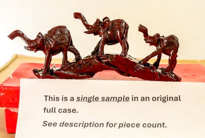 Mini Resin 3 Elephant Train, 48 [196222]
