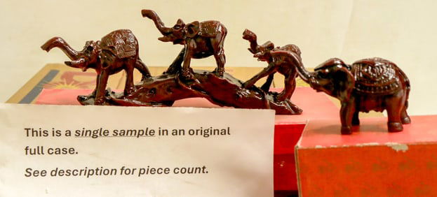 Resin Elephants, Small & Medium, 23 Sets [196226]