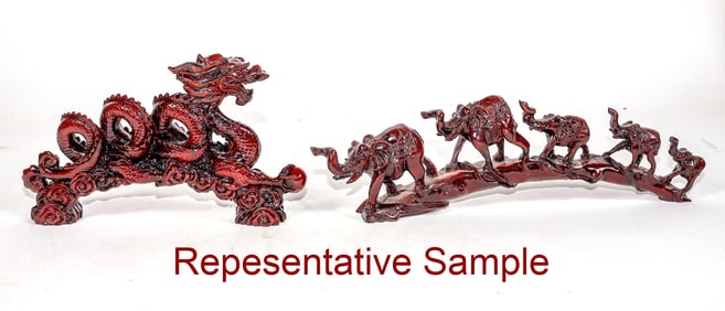 Resin Elephant Trains & Dragons, 8 [196273]