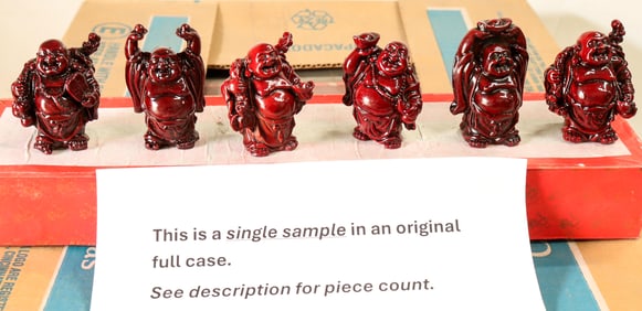 Resin Buddha Sets of 6, 25 [196227]