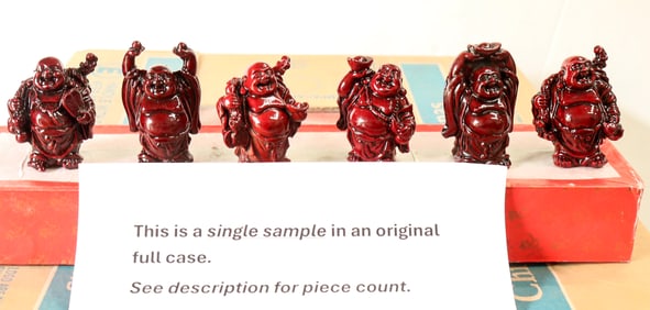 Resin Buddha Sets of 6, 25 [196228]
