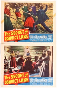 Lobby Cards -The Secret of Convict Lake (2)  1951 [172969]