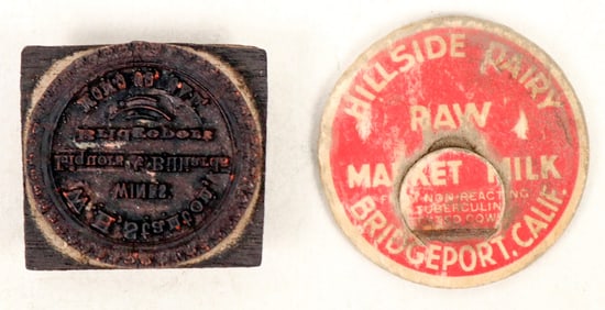 Mono County Wine Store Rubber Stamp Head [197095]