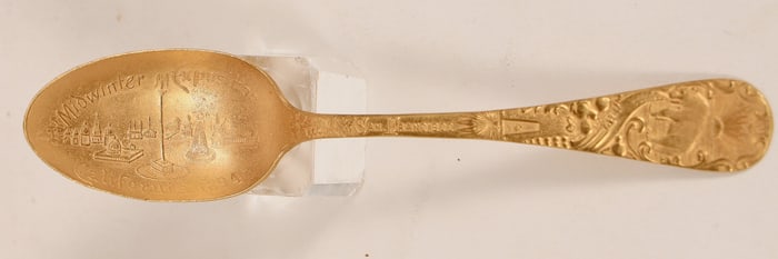 Midwinter Fair Gold Plated Souvenir Spoon, 1894 [183351]
