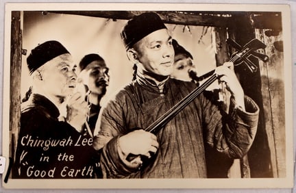 Actor Ching Wah Lee Autograph Real Photo Post Card [187026]