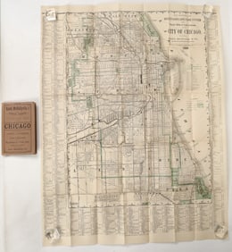 Chicago Pocket Map, 1887 [193000]