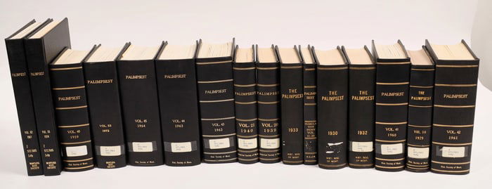 Palimpsest Library 1921-1989 [146920]
