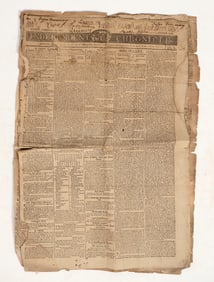 Independent Chronicle Newspaper, Boston, 1807 [197737]