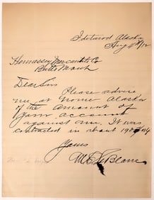 Hennessey Mercantile Company Letter [161579]