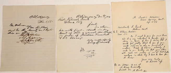 Old Agency, MT, Crow Reservation Letters [188787]