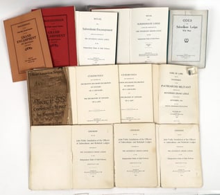I.O.O.F. Book Collection, c1908-57 (12) [190090]