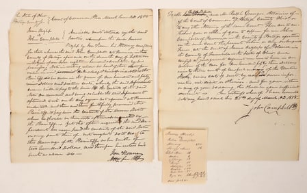 Portage County first settler legal doc, 1818 [188776]