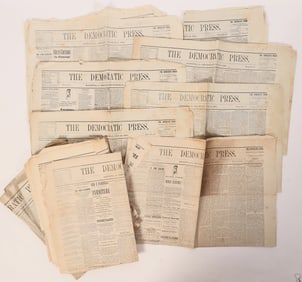 Democratic Press, c. 1875-81, 16 Issues [187302]
