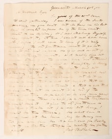 Greencastle, PA letter about court case, 1855 [188341]