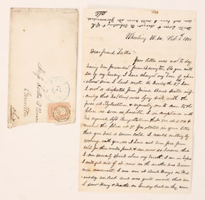 1876 letter, W. Virginia, typhoid fever & Baptists [188338]