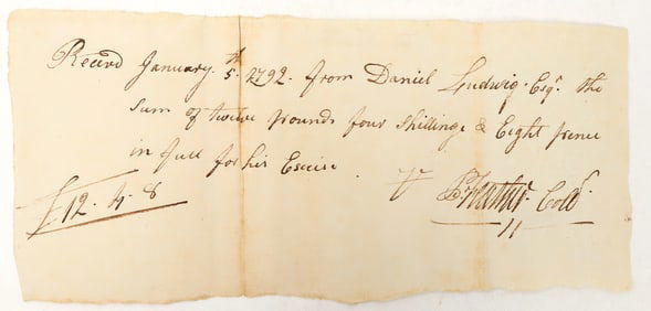 British Check, 1792 [193702]
