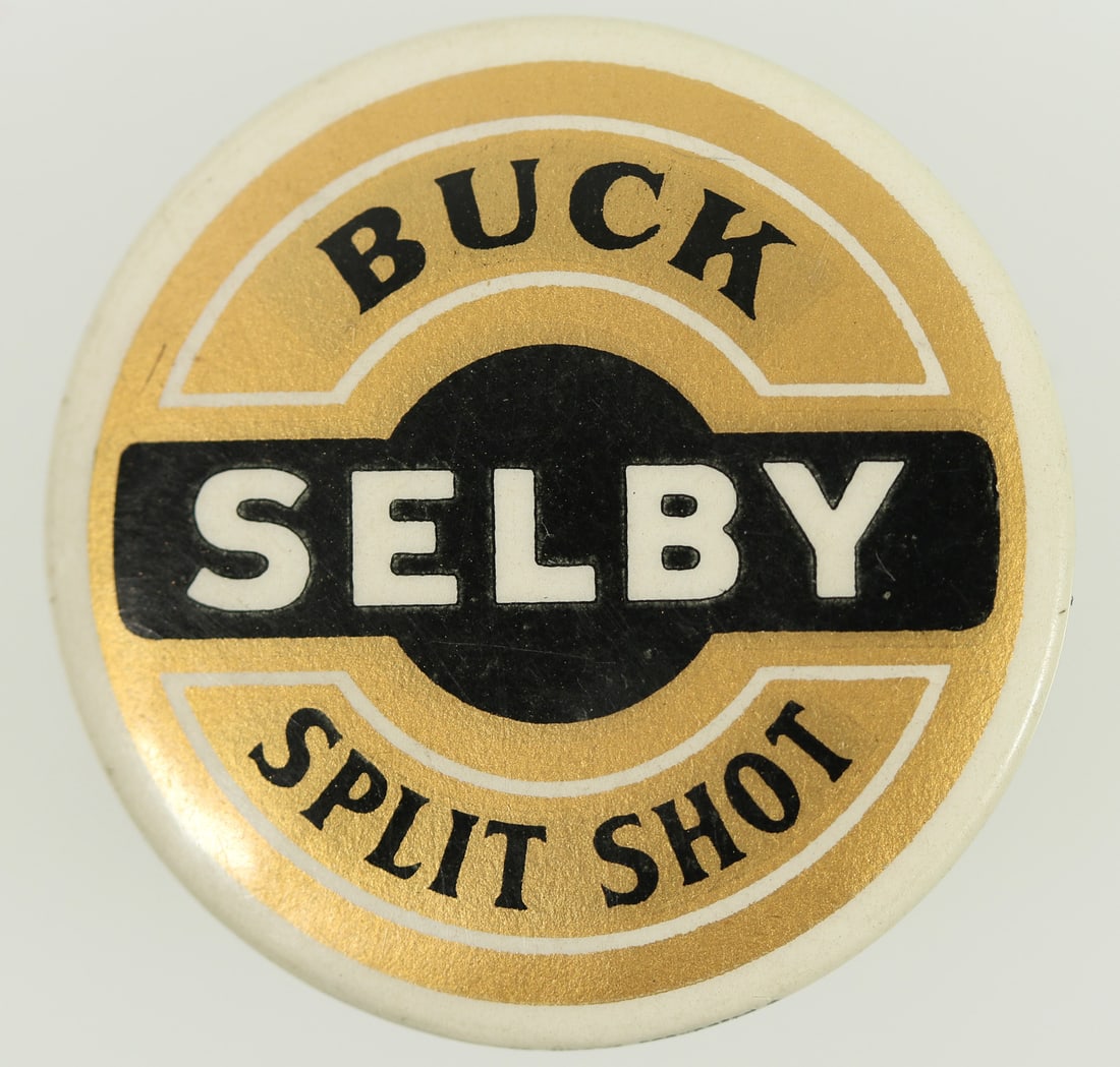 Selby "Buck Split Shot" Fishing Tin, Selby Smelters, San Francisco [197796] (1 of 2)