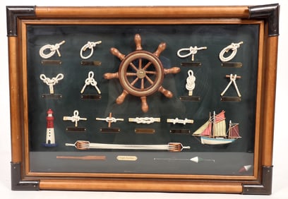 Mariner's Knot Exhibit Board, Framed [193568]