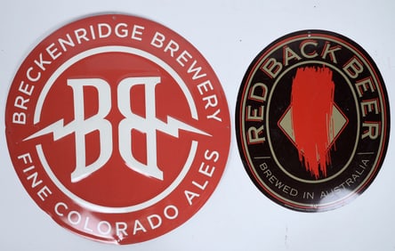 Red Back Beer/Breckenridge Brewery Signs (2) [196872]