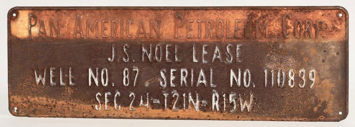 Pan American Petroleum Sign [197090]