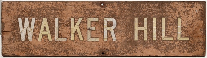 Walker Hill Wood Sign [197091]