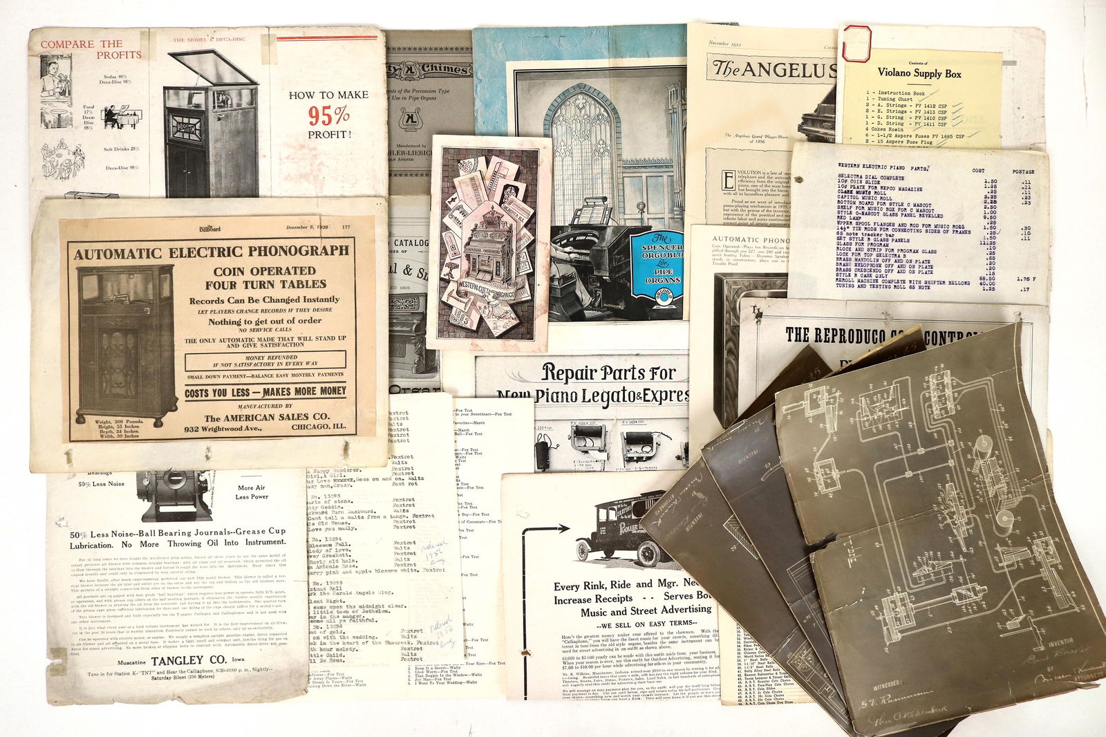 Coin Operated Music Machine Ephemera Collection, 19 [192836] (1 of 3)