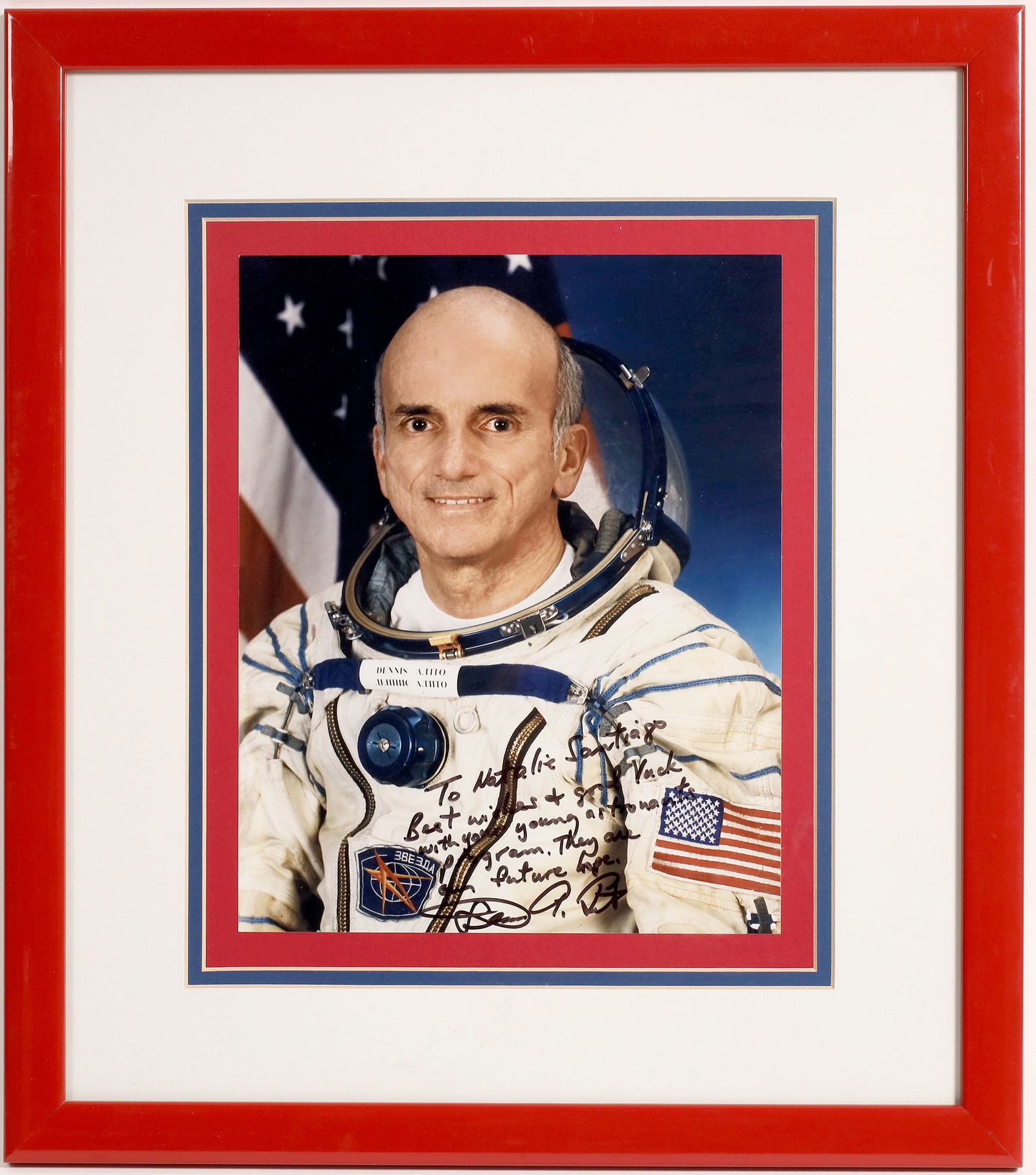 Dennis A Tito Autographed Photo [193716] (1 of 1)