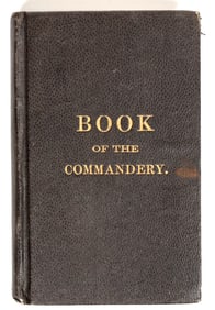 Masonic  Book of the Commandery 1864 [197111]