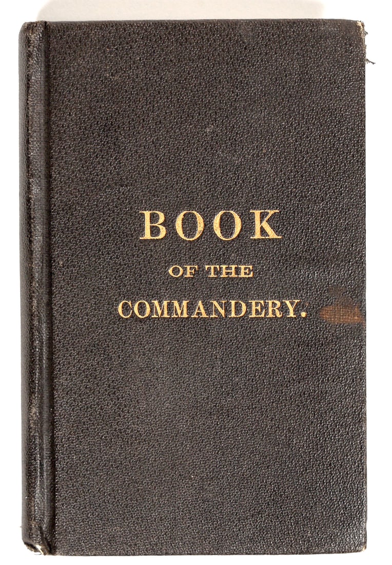 Masonic  Book of the Commandery 1864 [197111] (1 of 4)