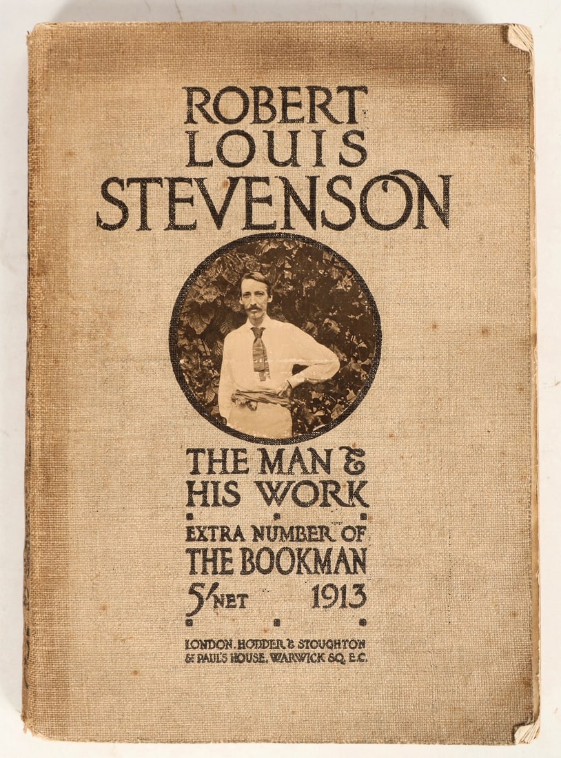 "Robert Louis Stevenson: The Man & His Work" 1913, The Bookman [197704] (1 of 5)