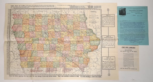 Atlas Marketing Ephemera Trio, Rare, 1906 [193086]