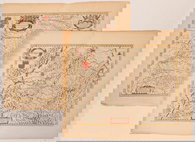 Engraved Maps of Spain, c1650's (2) [180169]